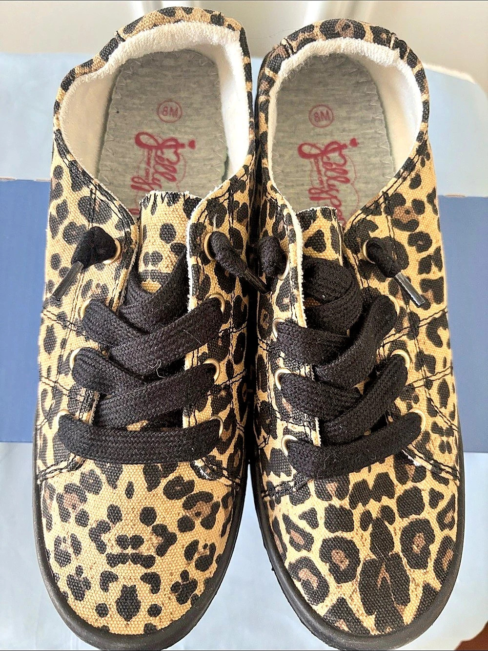Jellypop Dallas Leopard Print Sneaker Leopard Print Sneakers Brown & Black US 8